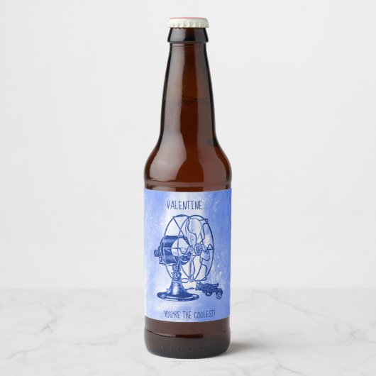 De coolste Valentijn Bier Etiket (Voorkant)