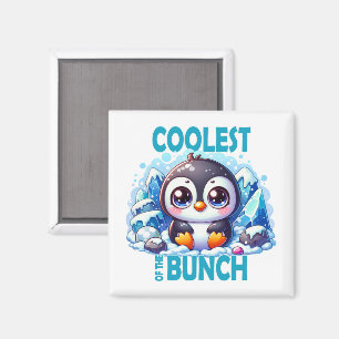 De coolste van de Bunch Pun Schattigee baby Pengui Magneet