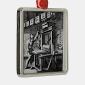 De Copper-bord Engraver van 'Accessoire'. Metalen Ornament (Rechts)