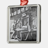 De Copper-bord Engraver van 'Accessoire'. Metalen Ornament (Links)