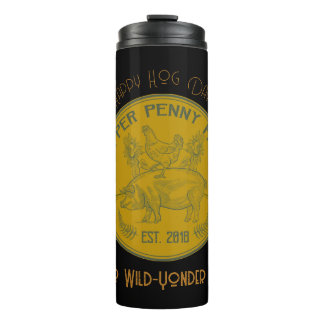 De Copper Penny Boerderij Tumbler Thermosbeker