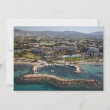 De Coral Beach Hotel Paphos, Cyprus ansichtkaart