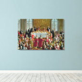 De coronatie canvas afdruk (Insitu (Houten vloer))