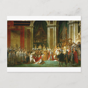 De Coronatie Napoleon, Jacques-Louis David Briefkaart
