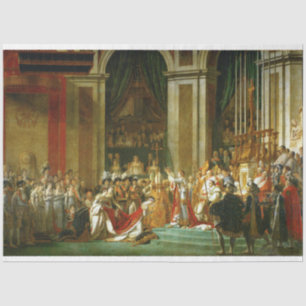 De Coronatie Napoleon, Jacques-Louis David Tissuepapier