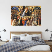 De coronatie van de maagd canvas afdruk (Insitu (Slaapkamer))