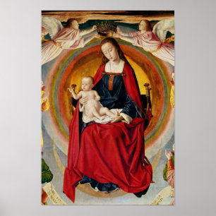 De coronatie van de maagd poster