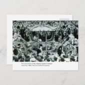 De coronatie van H.M. Queen Elizabeth Briefkaart (Voorkant / Achterkant)