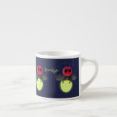 De correcte bliksemschicht insect de firefly illus espresso kop (Rechts)