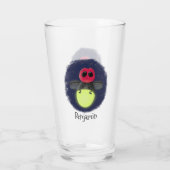 De correcte bliksemschicht insect de firefly illus glas (Achterkant)