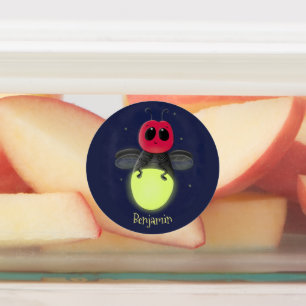 De correcte bliksemschicht insect de firefly illus labels