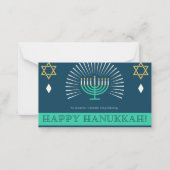 De Correspondance À quelqu'un d'envisager une grande carte Hanoukka  (Devant)