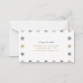 De Correspondance À quelqu'un d'envisager une grande carte Hanoukka  (Dos)