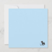 De Correspondance Anatomie d'un Schnauzer Funny Carte pour notes (Dos)