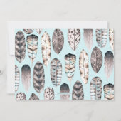 De Correspondance Aquarelle | Carte à billets plats (Dos)