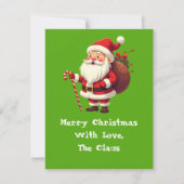 De Correspondance Avec Amour, La Carte Claus Note (Devant)