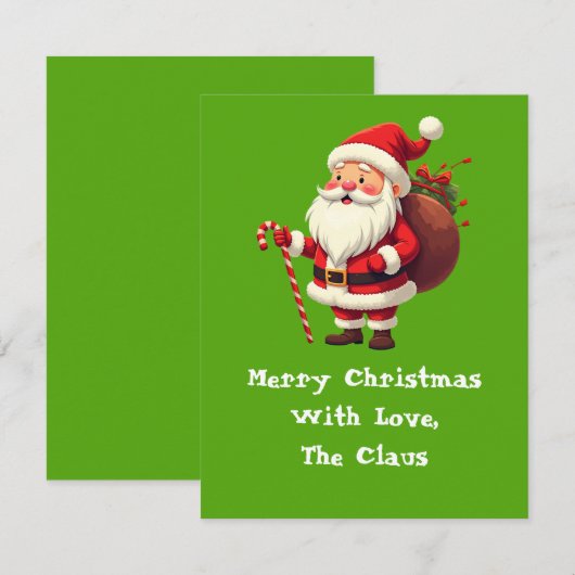 De Correspondance Avec Amour, La Carte Claus Note (Devant / Derrière)