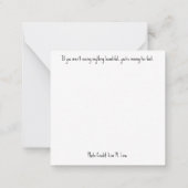 De Correspondance Belle carte Rose (Dos)