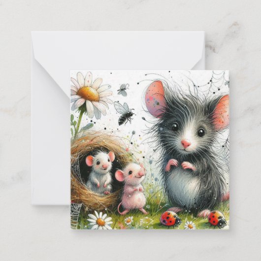 De Correspondance Belle carte souris (Devant)