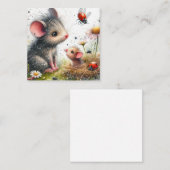 De Correspondance Belle carte souris (Devant / Derrière)