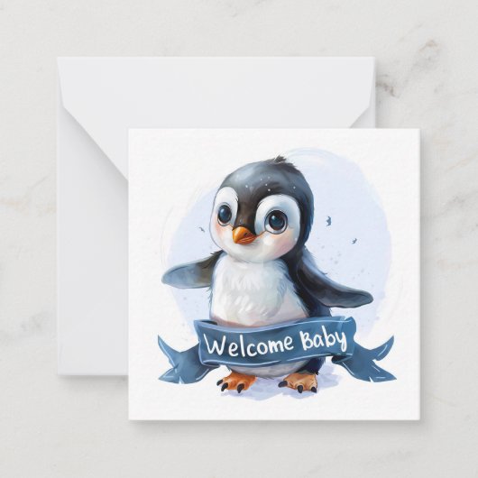 De Correspondance Bienvenue Nouvelle carte bébé (Devant)