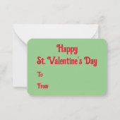 De Correspondance Bonne carte Saint-Valentin (Devant)