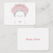 De Correspondance Bougie_Latina Note Frida Carte pour notes (Devant / Derrière)