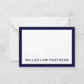 De Correspondance Cabinet d'avocats moderne Carte pour notes plat da (Devant)