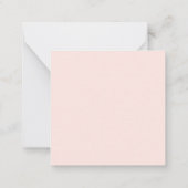 De Correspondance Calligraphie manuscrite moderne Carte simple Note (Dos)