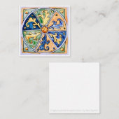 De Correspondance Carrelage en céramique sicilienne - P7 - Carte à n (Devant / Derrière)