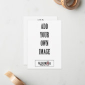 De Correspondance Carte A1 verticale 3,5 x 5 po (Devant/Arrière en situation)