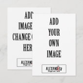 De Correspondance Carte A1 verticale 3,5 x 5 po (Devant / Derrière)