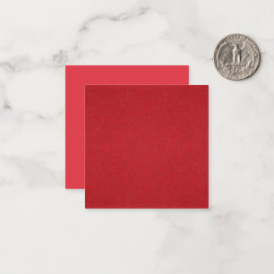 De Correspondance Carte à Carré plat tomate Red Duo-Tone (personnali