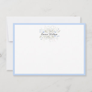 De Correspondance Carte à note personnalisée - Bouquet floral