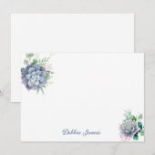 De Correspondance Carte à note plate-forme (Devant / Derrière)