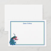 De Correspondance Carte à note plate --forme (Devant / Derrière)