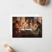 De Correspondance Carte à note plate Jésus (Devant/Arrière en situation)