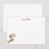 De Correspondance Carte à notes personnalisées (Devant / Derrière)