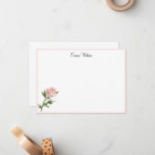 De Correspondance Carte à notes personnalisées (Devant/Arrière en situation)