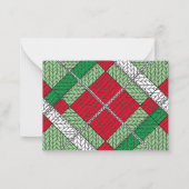DE CORRESPONDANCE CARTE À PLAT / HORIZONTALE ARGYLE TRICOTÉ POUR LES (Devant)