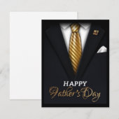 De Correspondance Carte à plat pour la fête des pères (Devant / Derrière)