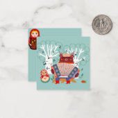 De Correspondance Carte à thème Russie (Devant/Arrière en situation)