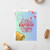 De Correspondance Carte Ageless Fun (Devant/Arrière en situation)