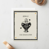 De Correspondance Carte anti-amour simple et fabuleuse (Devant/Arrière en situation)