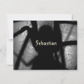 De Correspondance Carte Arachne l'araignée à note plate (Dos)