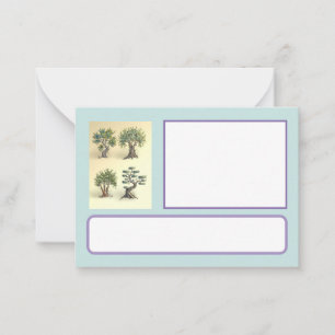 De Correspondance carte avec les oliviers taillés Provence.