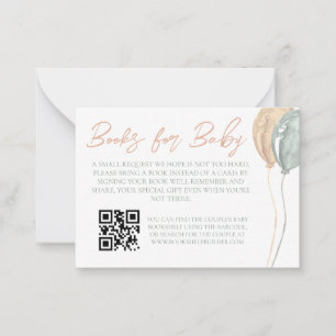 De Correspondance Carte Baby shower Balloons