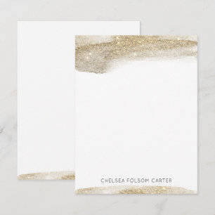 De Correspondance Carte Billet Champagne Gold Sparkstroke