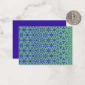 De Correspondance Carte blanche Kaleidoscope (Devant/Arrière en situation)