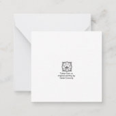 De Correspondance Carte blanche muffin. (Dos)